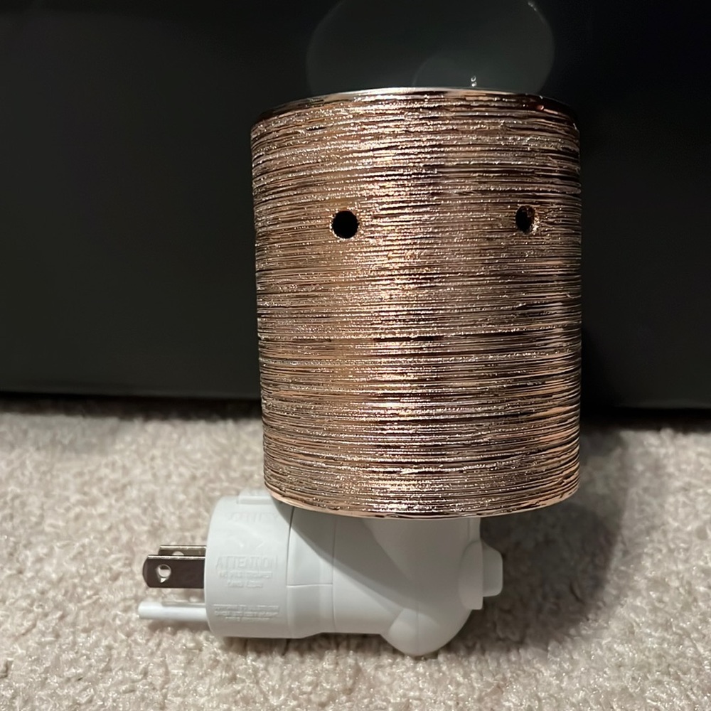 Scentsy Mini Warmer, Etched Rose Gold